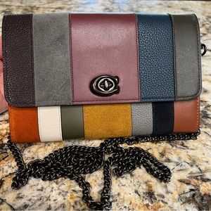 Coach Patchwork Stripe Wallet